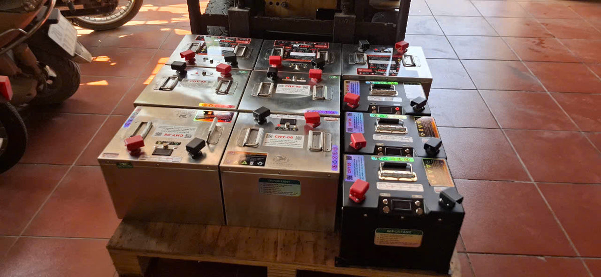 CHY Battery Pin lithium dành cho xe nâng người, nâng hàng, xe cắt kéo, xe golf